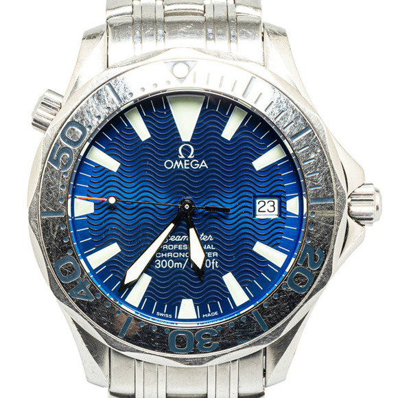 OMEGA Seamaster Professional Watch 2255.80 Automatic Blue Dial Stainless Stee...
